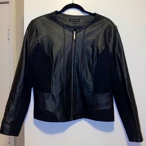 Revue brand faux leather jacket. Size Large, fits true to size (12-14).